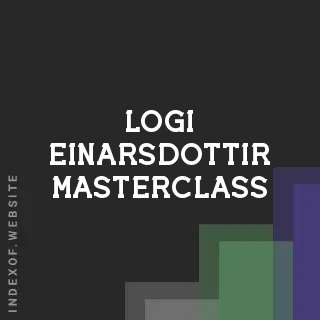 Logi Einarsdottir Masterclass | Indexof