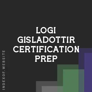 Logi Gisladottir Certification Prep | Indexof