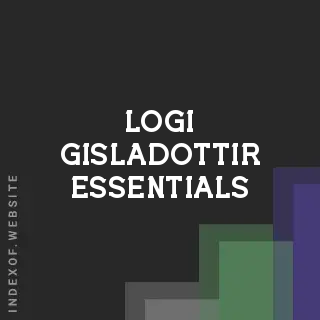 Logi Gisladottir Essentials | Indexof
