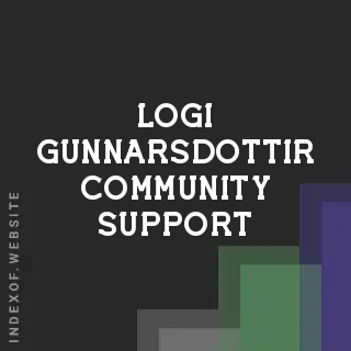 Logi Gunnarsdottir Community Support | Indexof