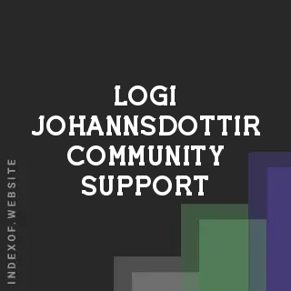 Logi Johannsdottir Community Support | Indexof