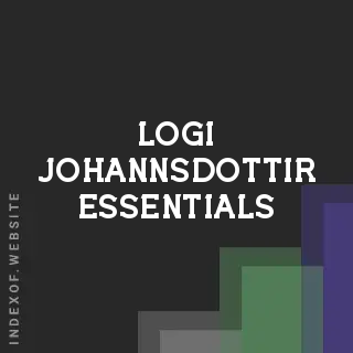 Logi Johannsdottir Essentials | Indexof