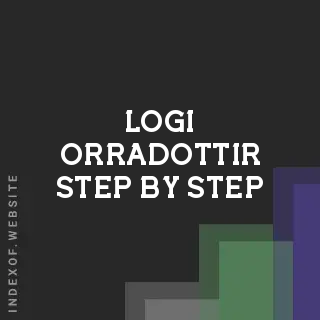 Logi Orradottir Step-by-Step | Indexof