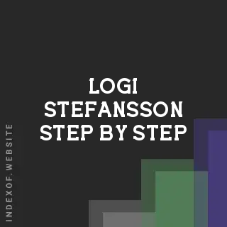 Logi Stefansson Step-by-Step | Indexof