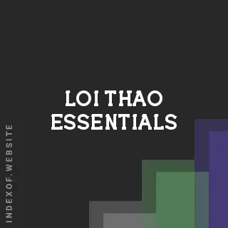 Loi Thao Essentials | Indexof