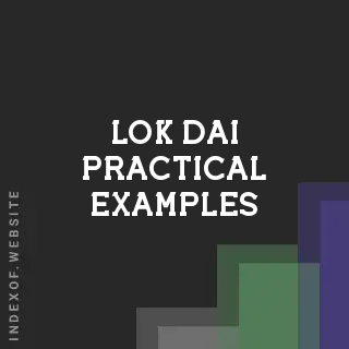 Lok Dai Practical Examples | Indexof