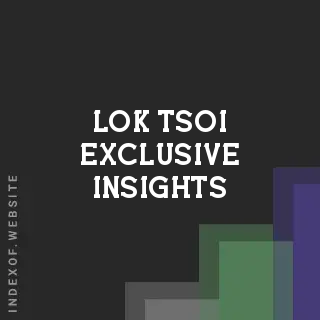 Lok Tsoi Exclusive Insights | Indexof