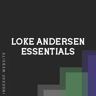 Loke Andersen Essentials | Indexof