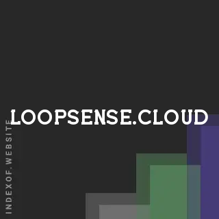 loopsense.cloud by Rafiq Tani site -  Indexof