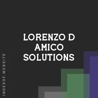 Lorenzo D Amico Solutions | Indexof