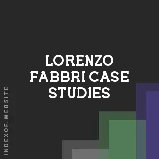 Lorenzo Fabbri Case Studies | Indexof