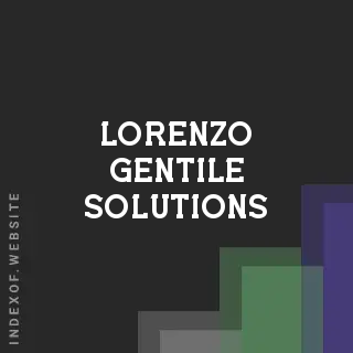 Lorenzo Gentile Solutions | Indexof