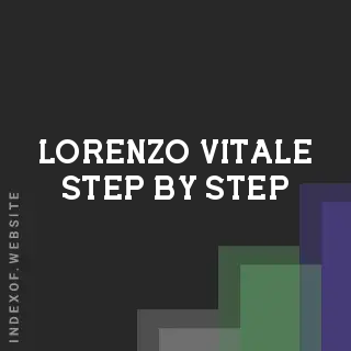 Lorenzo Vitale Step-by-Step | Indexof