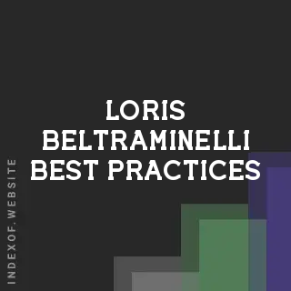 Loris Beltraminelli Best Practices | Indexof