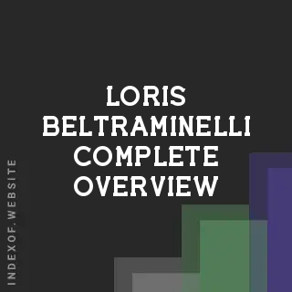 Loris Beltraminelli Complete Overview | Indexof