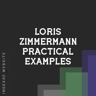 Loris Zimmermann Practical Examples | Indexof