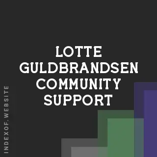 Lotte Guldbrandsen Community Support | Indexof