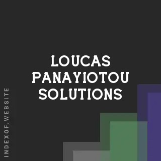 Loucas Panayiotou Solutions | Indexof
