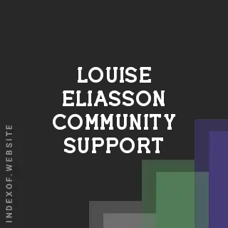 Louise Eliasson Community Support | Indexof