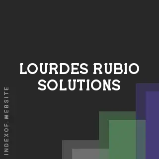 Lourdes Rubio Solutions | Indexof