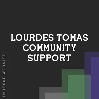 Lourdes Tomas Community Support | Indexof