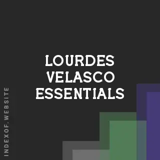 Lourdes Velasco Essentials | Indexof