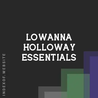 Lowanna Holloway Essentials | Indexof