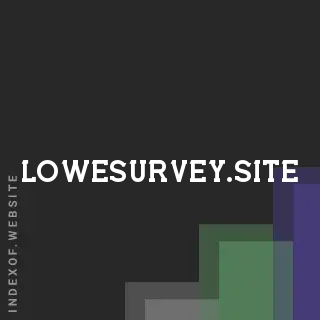 lowesurvey.site by Tsz Yeung site -  Indexof
