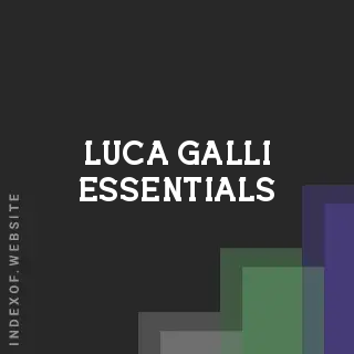 Luca Galli Essentials | Indexof