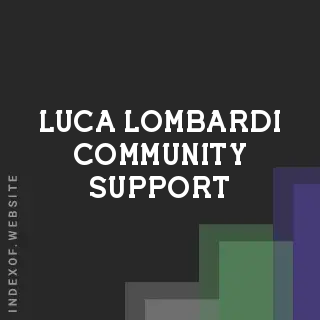 Luca Lombardi Community Support | Indexof