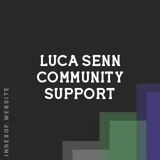 Luca Senn Community Support | Indexof