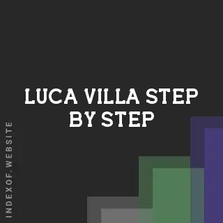 Luca Villa Step-by-Step | Indexof