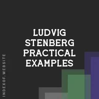 Ludvig Stenberg Practical Examples | Indexof