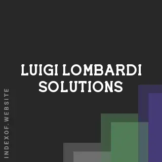 Luigi Lombardi Solutions | Indexof