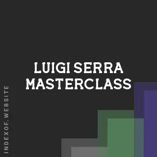 Luigi Serra Masterclass | Indexof