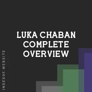 Luka Chaban Complete Overview | Indexof