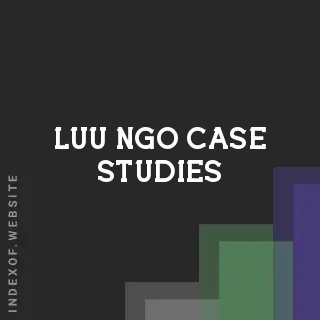 Luu Ngo Case Studies | Indexof