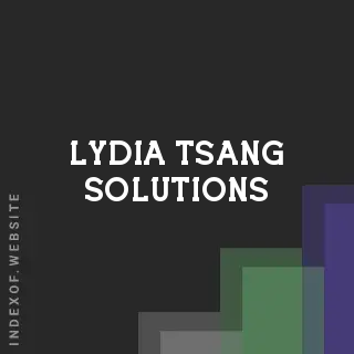 Lydia Tsang Solutions | Indexof