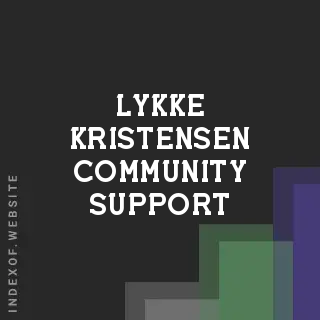 Lykke Kristensen Community Support | Indexof