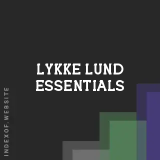 Lykke Lund Essentials | Indexof