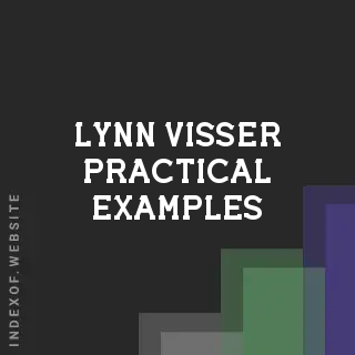 Lynn Visser Practical Examples | Indexof