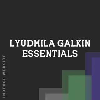 Lyudmila Galkin Essentials | Indexof