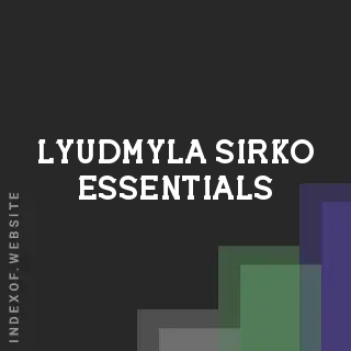 Lyudmyla Sirko Essentials | Indexof