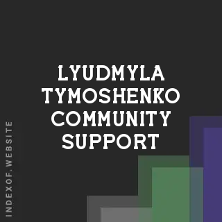 Lyudmyla Tymoshenko Community Support | Indexof