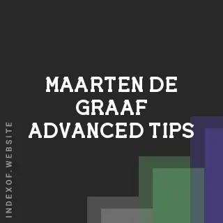 Maarten de Graaf Advanced Tips | Indexof