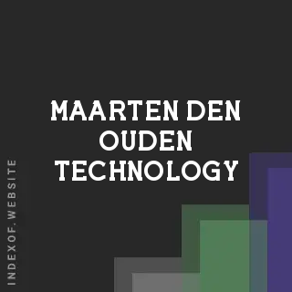 Maarten den Ouden Technology | Indexof