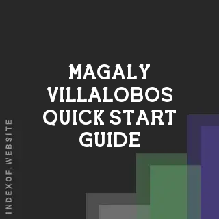 Magaly Villalobos Quick Start Guide | Indexof