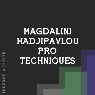 Magdalini Hadjipavlou Pro Techniques | Indexof