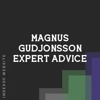 Magnus Gudjonsson Expert Advice | Indexof