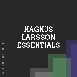 Magnus Larsson Essentials | Indexof